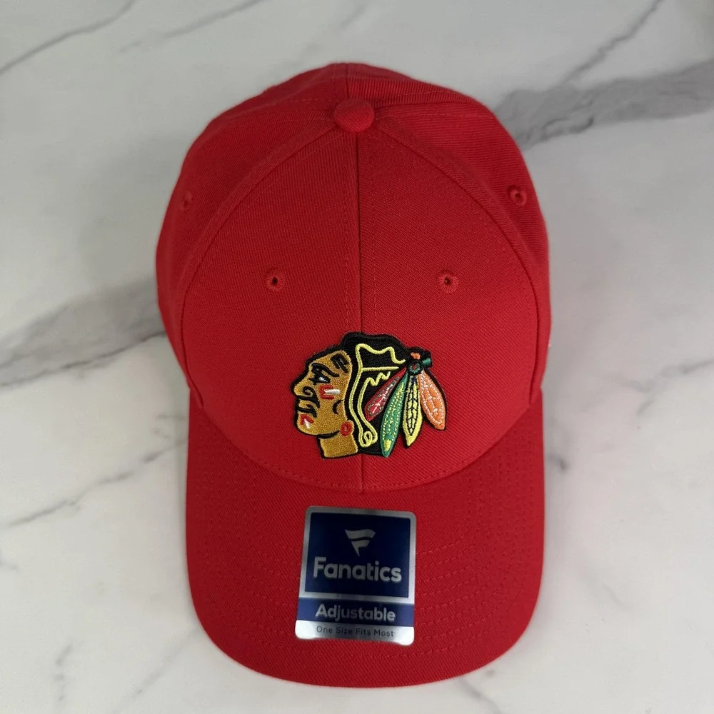 Chicago Blackhawks Hat Cap Strap Back Mens One Size NHL Hockey‎ Connor Bedard